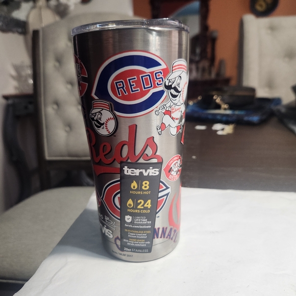 Tervis Cincinnati Reds Stainless Steel 20 Oz Tumbler - Picture 1 of 7